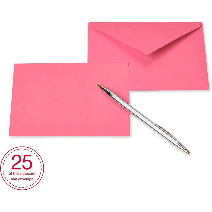 بطاقات فارغة ذات لوحة واحدة من American Greetings مع مظاريف بألوان قوس قزح لدعوات الكتابة الإبداعية والشخصية #4