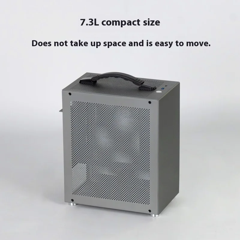 

ALBOX Aluminum Xiaobao P20 Портативный корпус A4 с блоком питания SFX, миниатюрный, ультракомпактный, полностью алюминиевый ITX-корпус