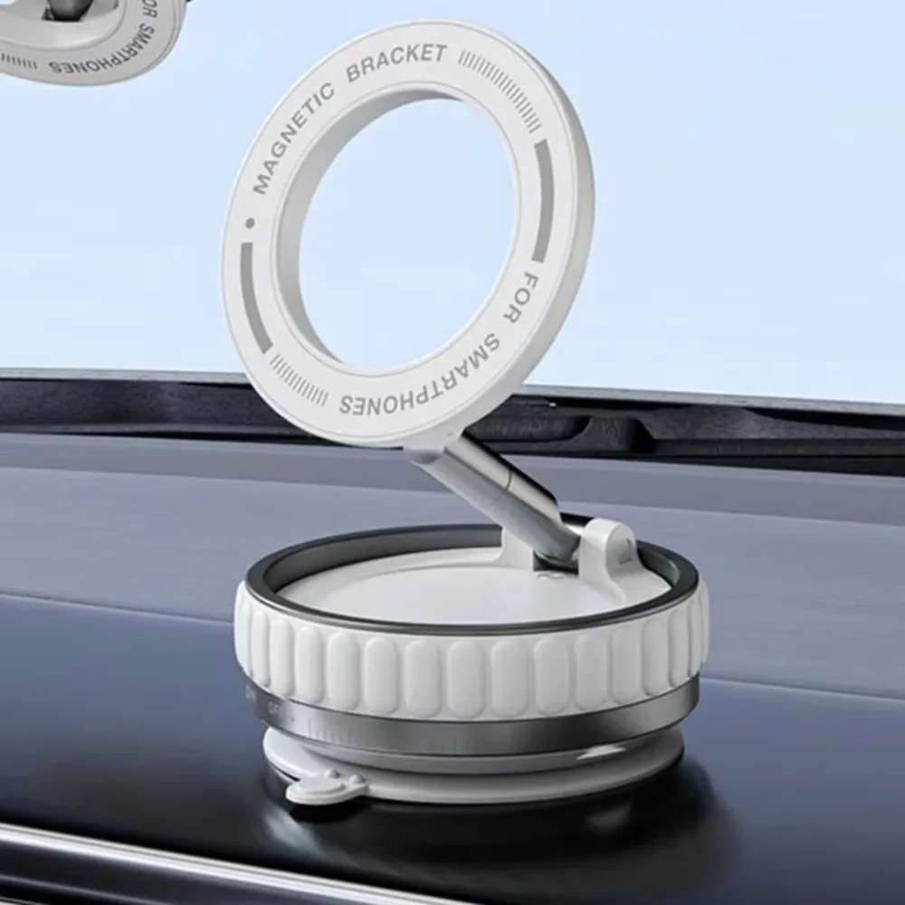 

Складной магнитный держатель для телефона 360° ° Вращающийся автомобильный навигационный держатель без помощи рук, стабильная адсорбция, антивибрационный вакуумный всасывающий держатель