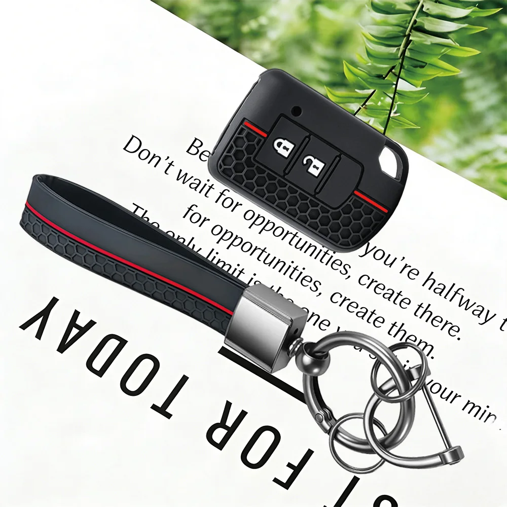 Stylish Hex Tricolor Remote Key Fob Cover, With Keychain, for Honda ADV 150 PCX 125 ADV350 PCX160 VISION SH350