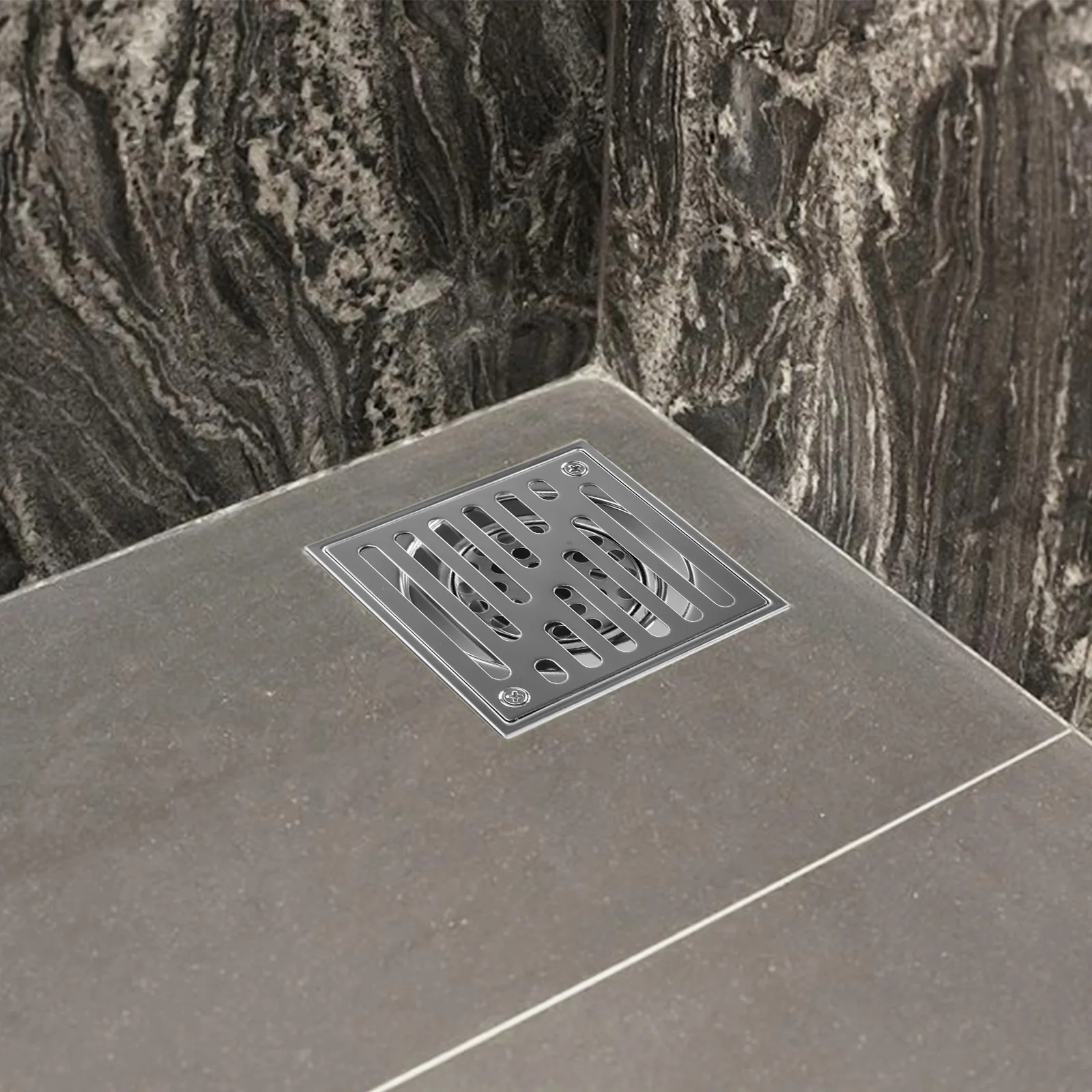 Filtration Shower Drain Outdoor Yard Drain Versatile Applications Effective Filtration Fast Water Drainage Rate