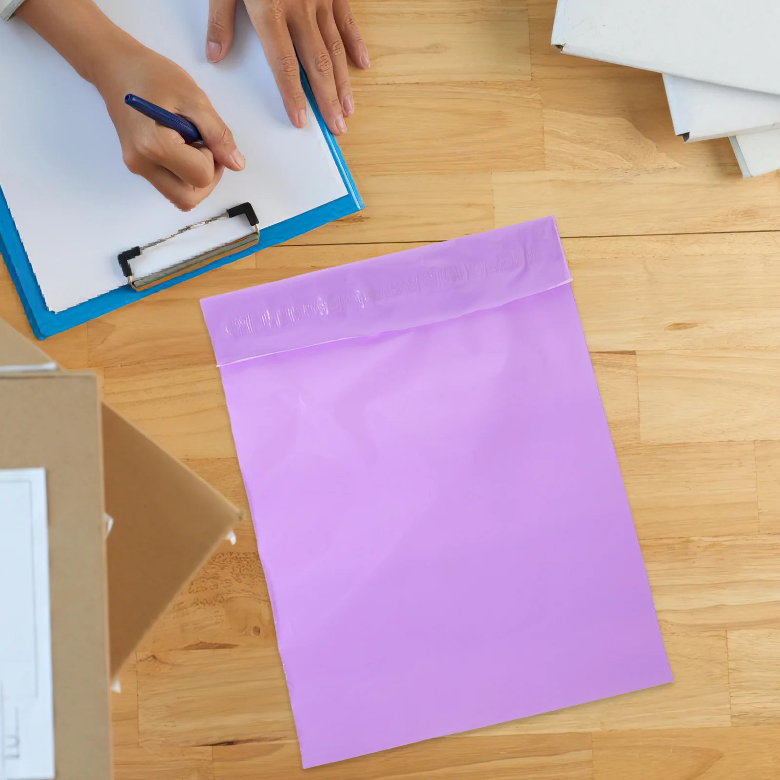 100 قطعة من مظاريف بريدية ذات ألوان زاهية، بريدية بولي قوية للتجارة الإلكترونية والاستخدام المكتبي، أكياس شحن البريدية للطرود #3