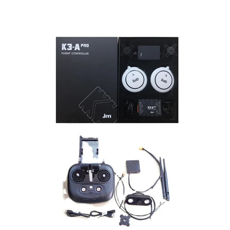 JIYI-K3A Pro Controle de Voo, Controlador Remoto SIYI VD30, Kit Quadro Drone Spray Agrícola, UAV Combo