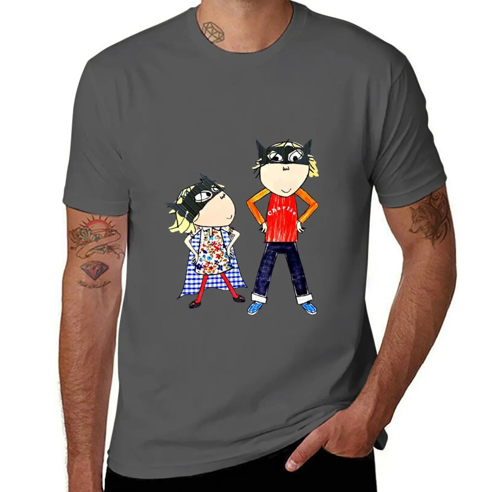 

Charlie lola and T-Shirt Sports Casual Breathable Tee Shirt