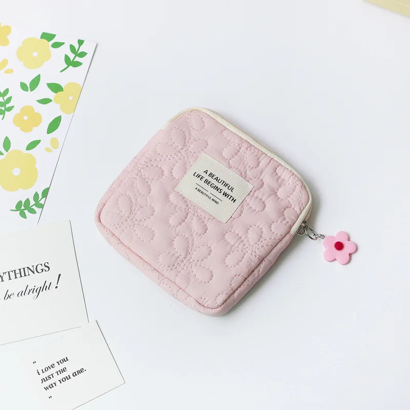 (4 قطعة/الوحدة) المرأة البوليستر محفظة نسائية للعملات المعدنية الإناث القماش محفظة صغيرة المال الحقيبة بطاقة المنظم حقيبة يد السيدات بولسا للفتيات #6