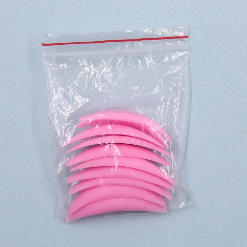 5 Pairs Eyelash Extension Pads Silicone Protection Eyelashes Pad Reusable Lifting Curler Shield Patch Lashes Makeup Tools