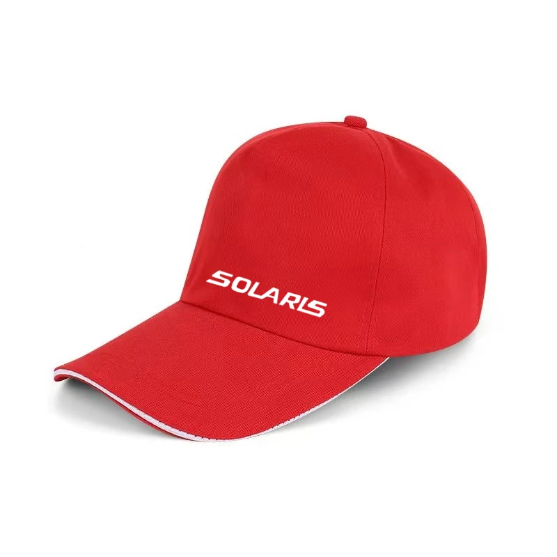 Fashion Female Male Sport Cap Sun Hat Women Men Baseball Caps For Hyundai Solaris 2011 2012 2013 2014 - 2017 2018 2020 2021 2022