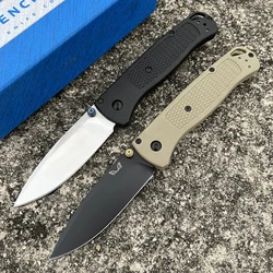 BM Bugout 535 EDC Knife Ranger Green Grivory Handle knife CPM-S30V Stainless Steel folding knife hiking tactical pocket knife