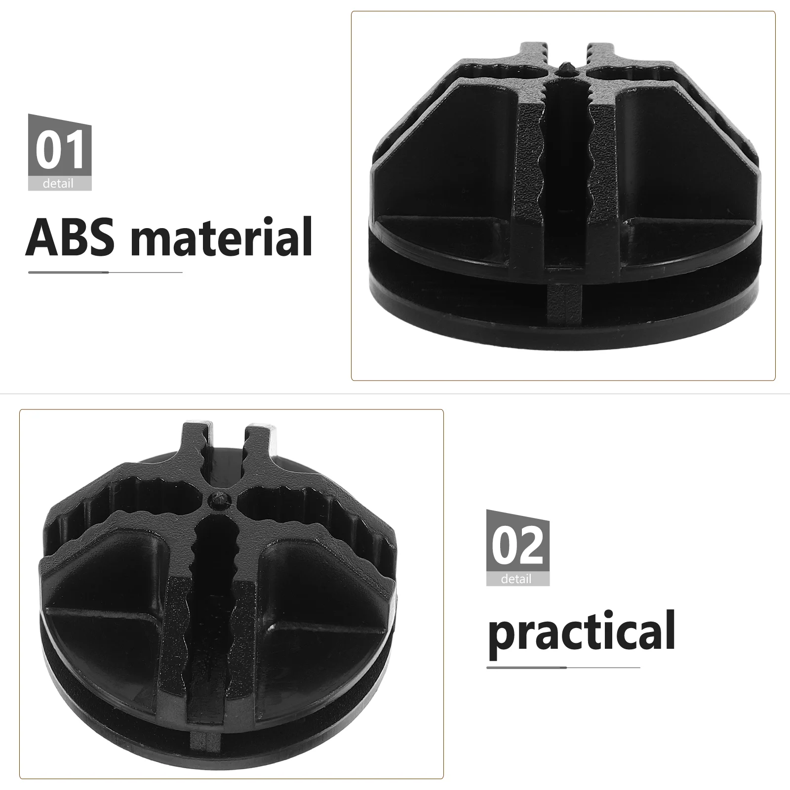 Estantes de almacenamiento en forma de cubo, caja de conectores de estantería de alambre negro con hebilla