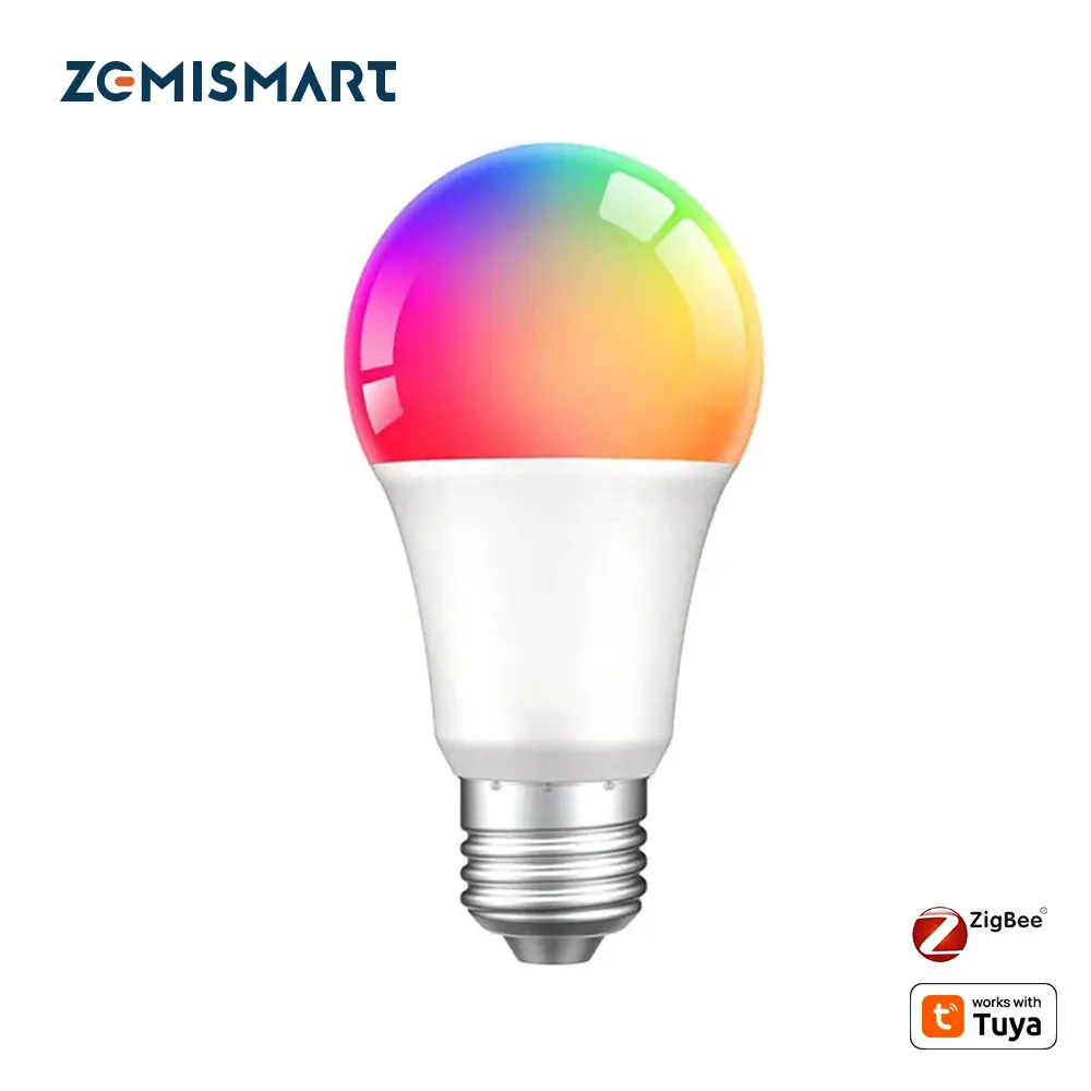 Zemismart E27 Zigbee Led lampadina controllo vocale di Alexa Echo Google Home Tuya Smart LifeAPP