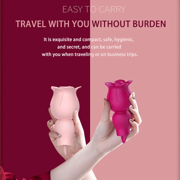 Rozen Tong Likken Vibrator Tepel Sucker Orale Likken Stimuleren Masturberen Volwassen Speelgoed Rose Vibrator Voor Vrouwen