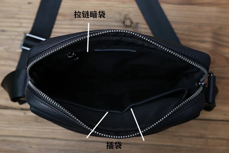 NZPJ Leder herren Schulter Tasche Casual Große-Kapazität Weichem Leder Rucksack Top Schicht Rindsleder Vertikale Messenger Business Tasche – Detail 21