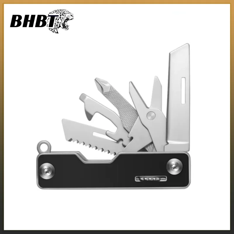 

BHBT Multifunctional Knife folding knife Camping Multitool Tools Can Opener Screwdriver Phone Holder Outdoor Folding Knife