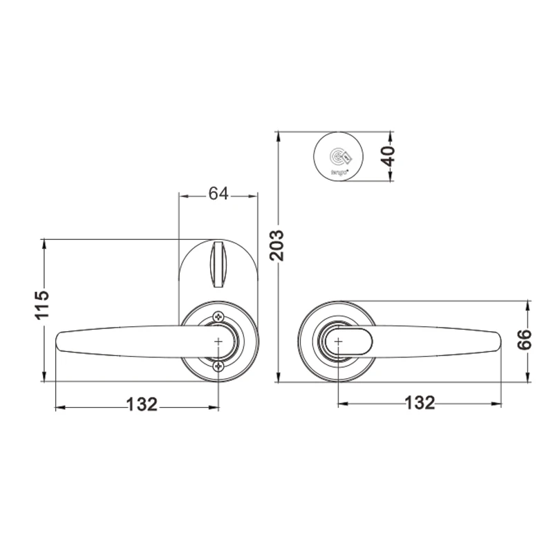 Popular Stainless Steel Smart fechaduras de portas RFID Keyless Electric Hotel Door Locks With Management Software