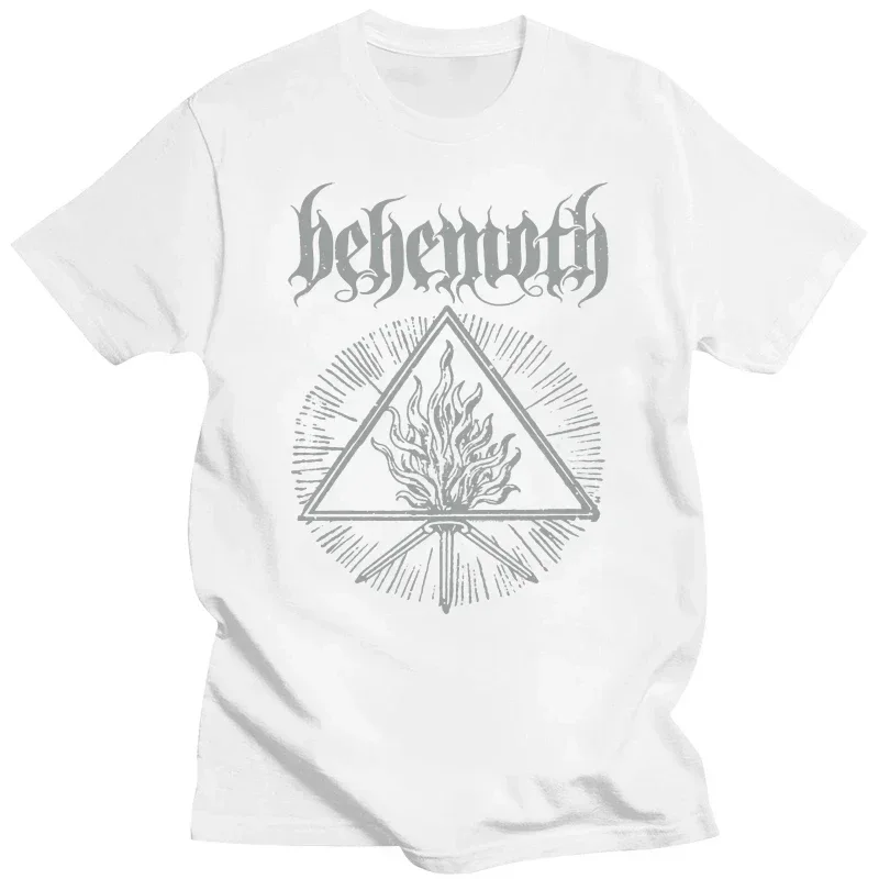 Behemoth Furor Divinus T-Shirt Men Women NEW Cotton Tee Shirt Outfit Casual Black White Summer O-Neck Fashion T Shirt EU Size