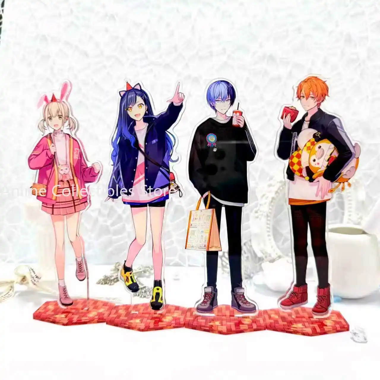 أنيمي مشروع Sekai Shinonome Akito الاكريليك حامل نموذج عرض لوحات الدائمة لعبة سطح المكتب الديكور هدية عيد ميلاد