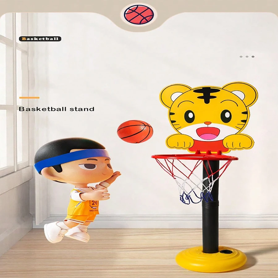 ห่วงบาสเก็ตบอลขนาดเล็กในร่มกลางแจ้งสําหรับเด็กวัยหัดเดินเป้าหมายบาสเก็ตบอลแบบปรับได้พร้อมลูกหนึ่งลูกสําหรับของขวัญวันเกิดเด็กสําหรับอายุ 1 ปีขึ้นไป