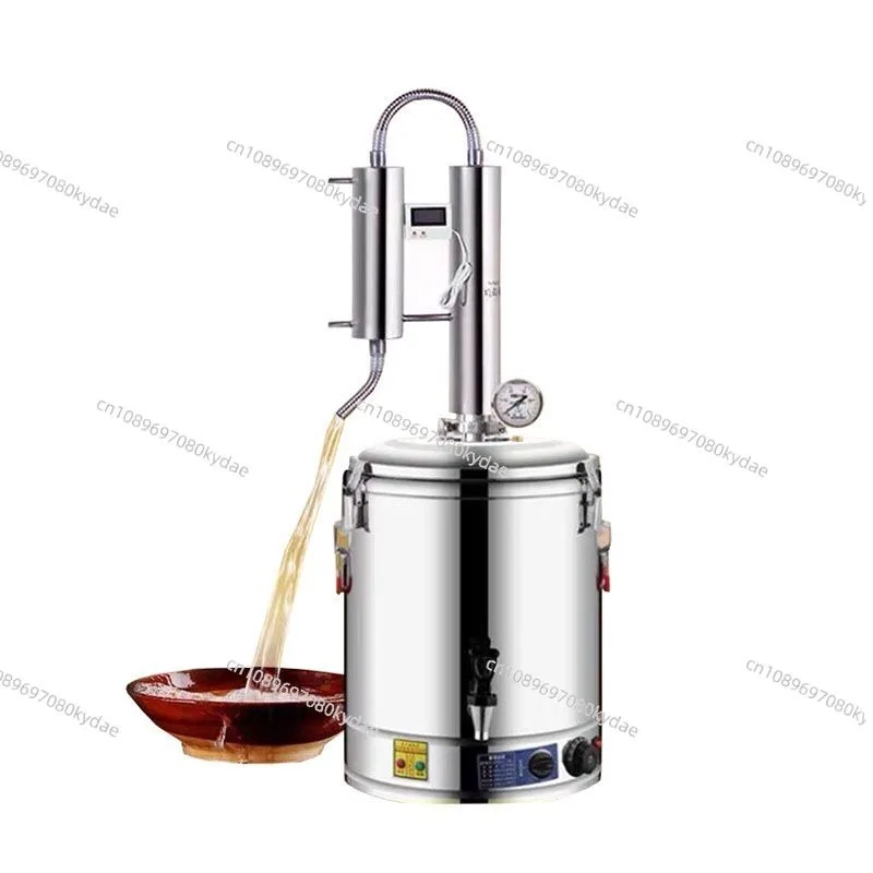 30L Home Distillery Alcohol Whisky Moonshine Still Wine Steamer Essential Oil Extractor Pure Dew Distillation Machine