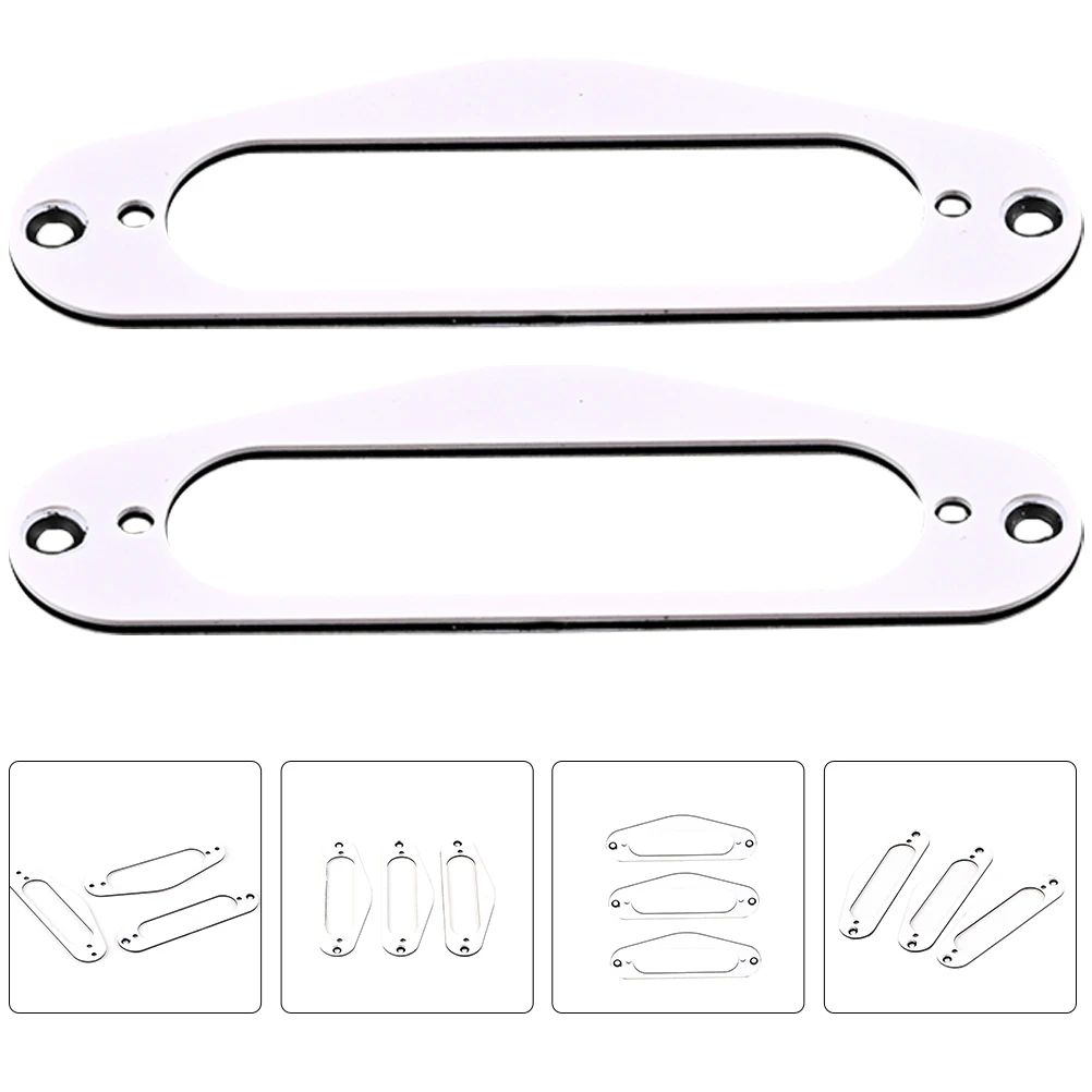 

3 Pcs Coil Pickup Ring Musical Instrument Accessories Rings Mounting Guitar Part White