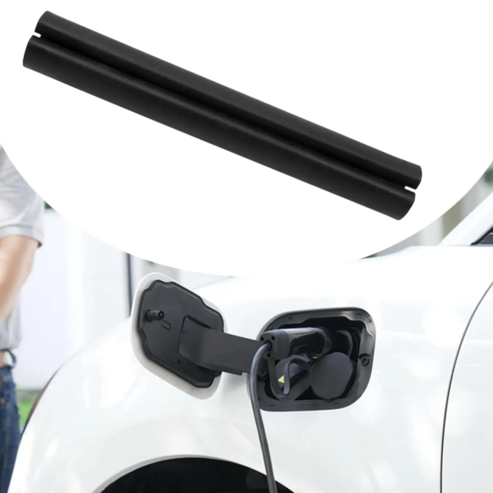 

Защитный кожух из мягкой резины для кабеля зарядного устройства электромобиля, проходной для гаражных ворот, для безопасности на полу