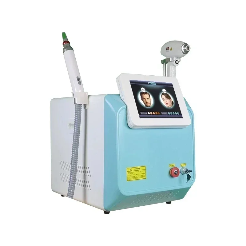 2 In 1 808nm Diode Laser Machine Hair Removal ND YAG Q-Switch 755 1320 532 1064NM Tattoo Removal Beauty Machine