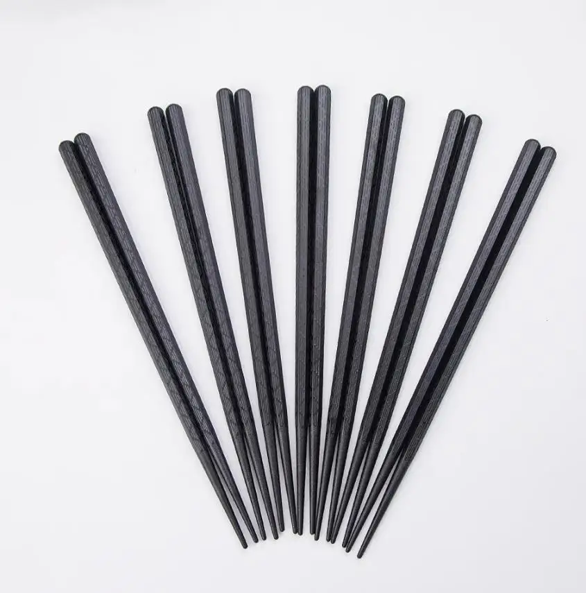 

Wholesale 500Pair Black Chopstick Restaurant Durable Japanese Chopstick-Sushi Black-Alloy Chopsticks Chinese Food ni28