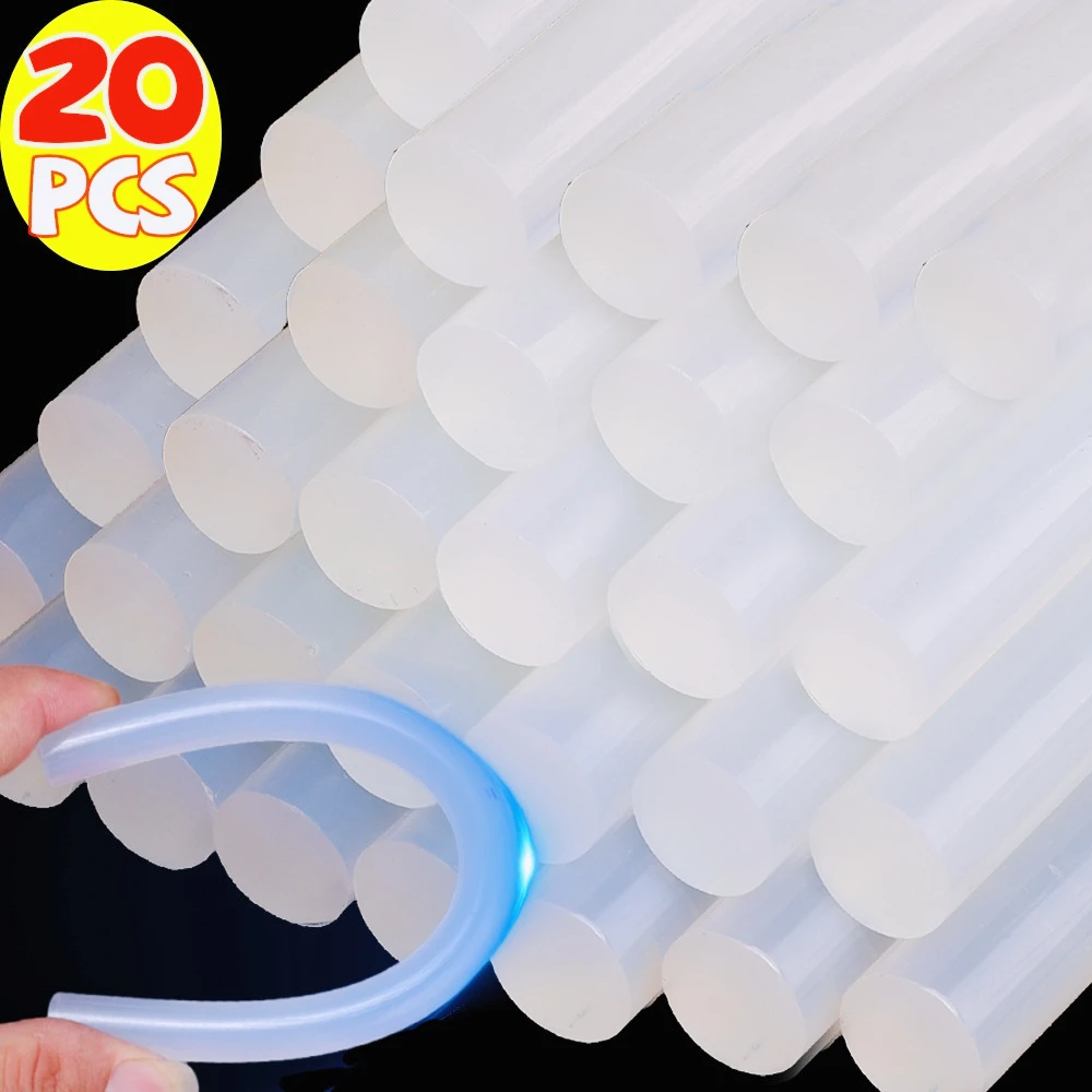 

20-1PCS Mini Hot Melt Glue Stick Transparent Strong Adhesives Glue Stick Sealing Repairing Adhesive Stick Home DIY Craft Tools