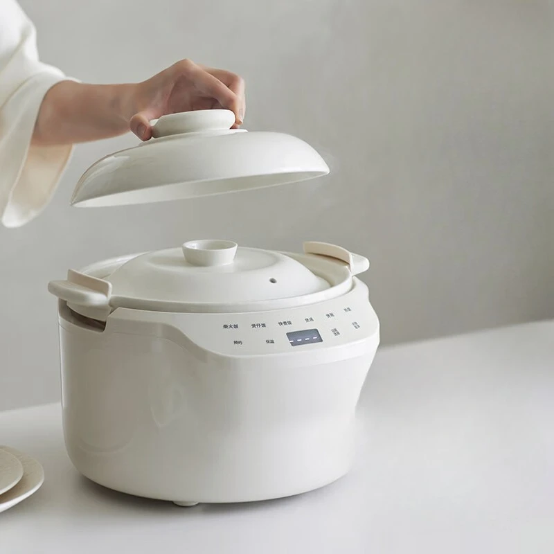 Ceramic inner tank rice cooker 2-5 people real soil pot 0 coated rice cooker