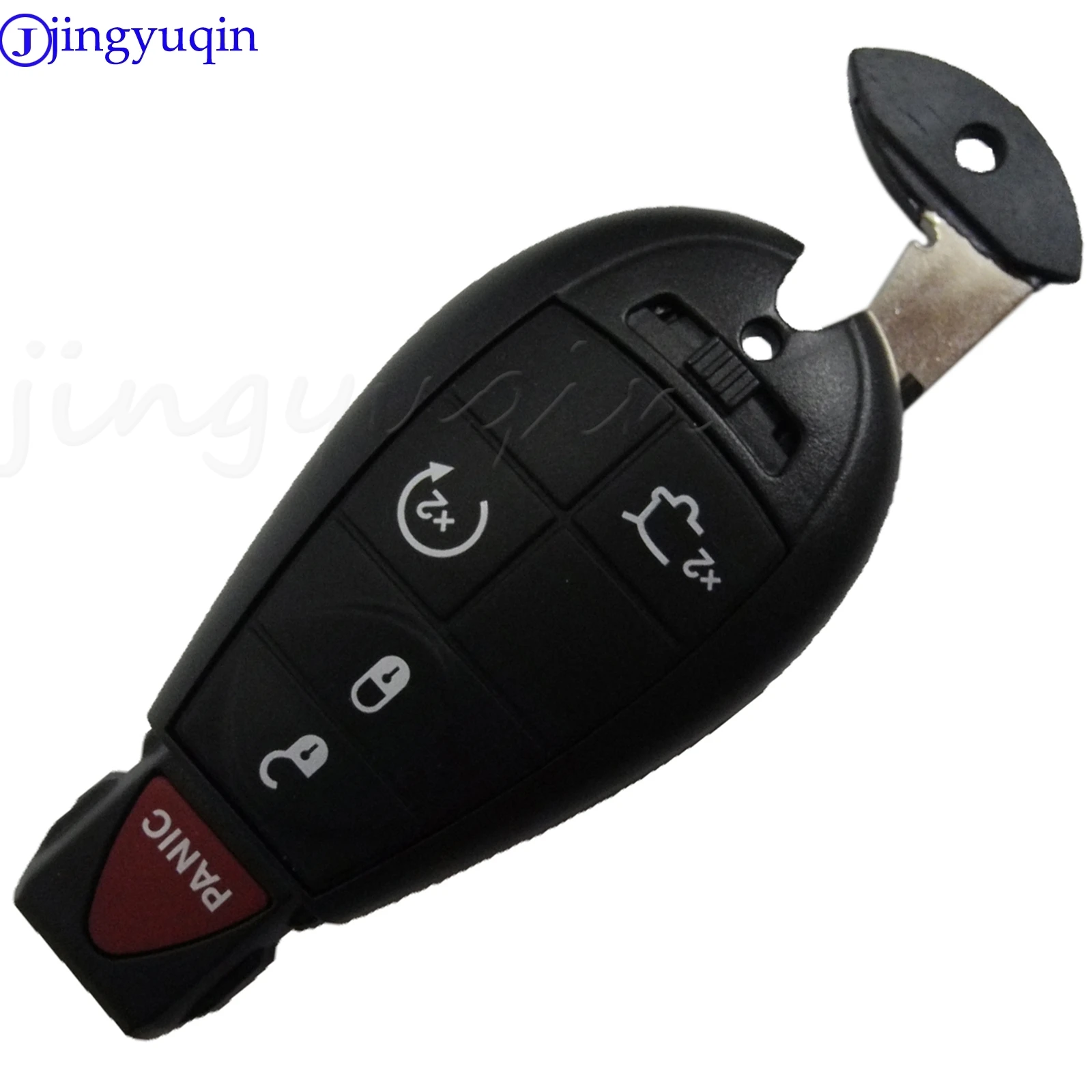 jingyuqin for Chrysler for Jeep /Dodge for VW 5 Buttons Replacement Smart Remote Car Key Fob Shell Case Styling Car-styling