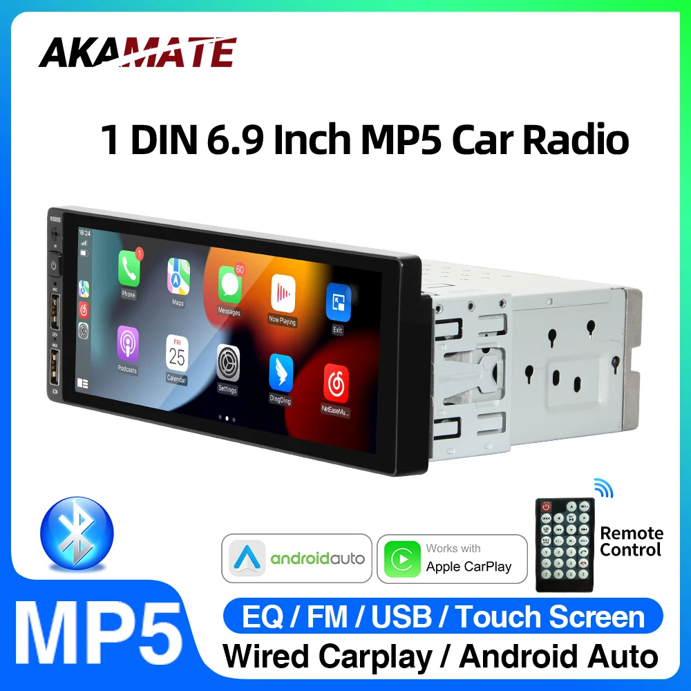 6.9Inch Car Radio W… - image