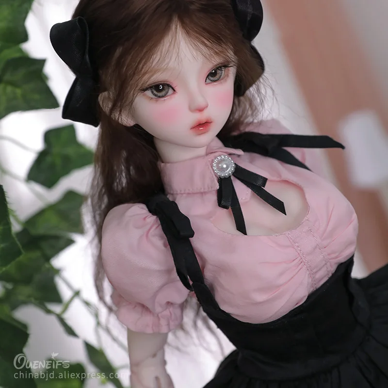 Bjd Doll Joan 1/4 Charming Dancer Body New Design Optimistic College Sweet Style Big Bust and Hip Slim Waist Ball Jointed Dolls