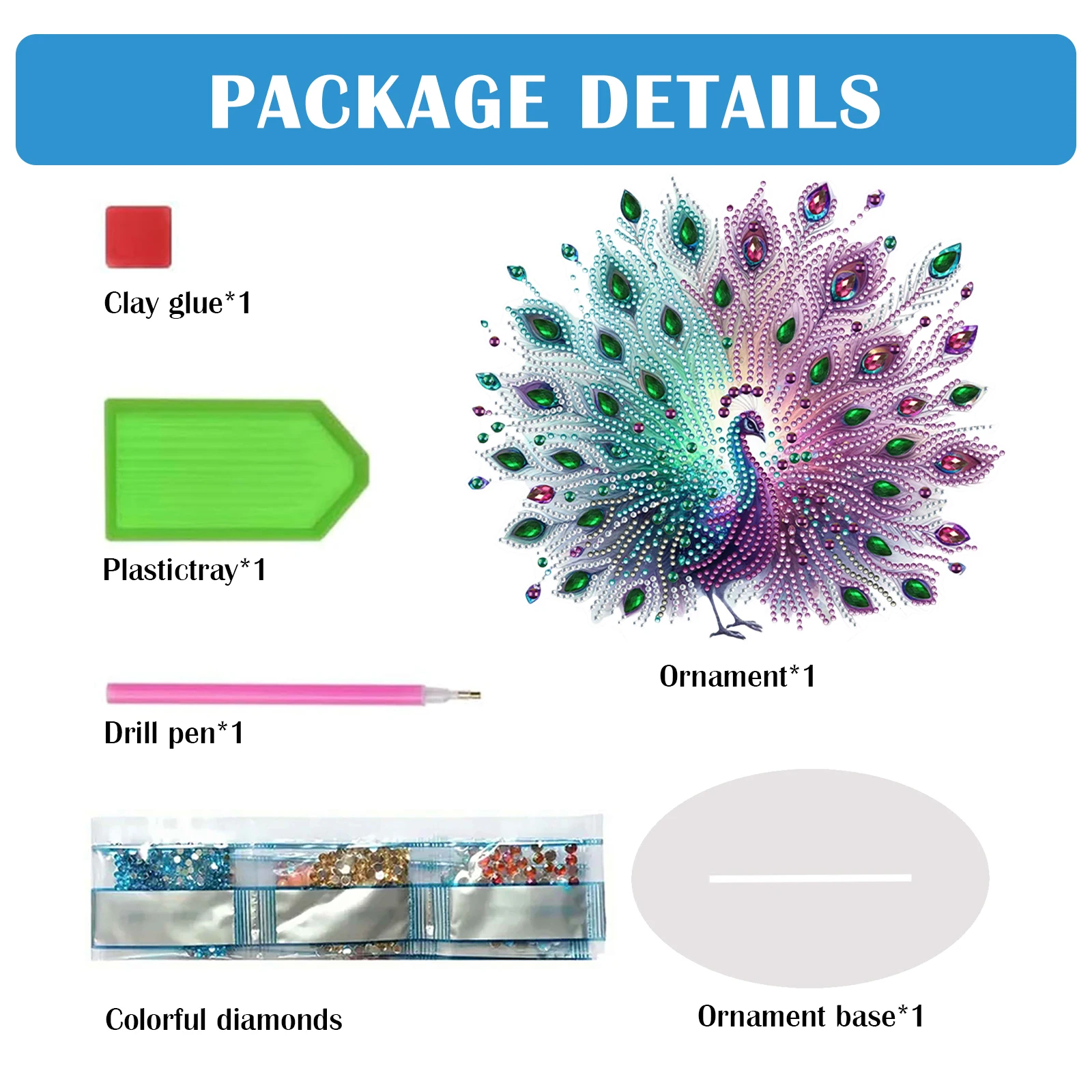 

Acrylic Special Shape Dragonfly 5D DIY Diamond Art Tabletop Decorations Diamond Painting Desktop Decorations Bedroom Table Decor