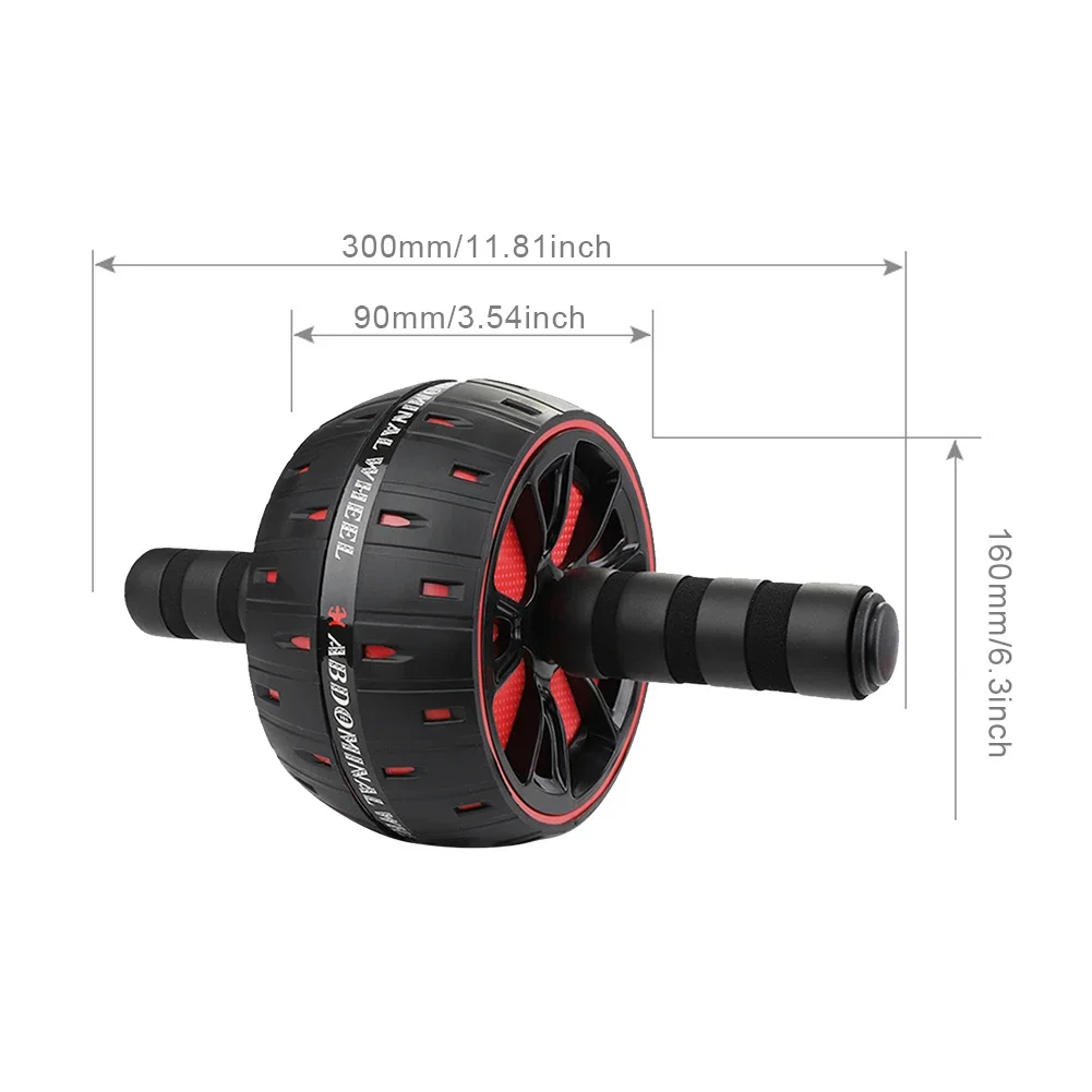 Rouleau de roue abdominale sans bruit rouleau de gymnastique à domicile équipement de sport d'entraînement abdominal garder les roues de fitness pour l'entraînement de force de gymnastique