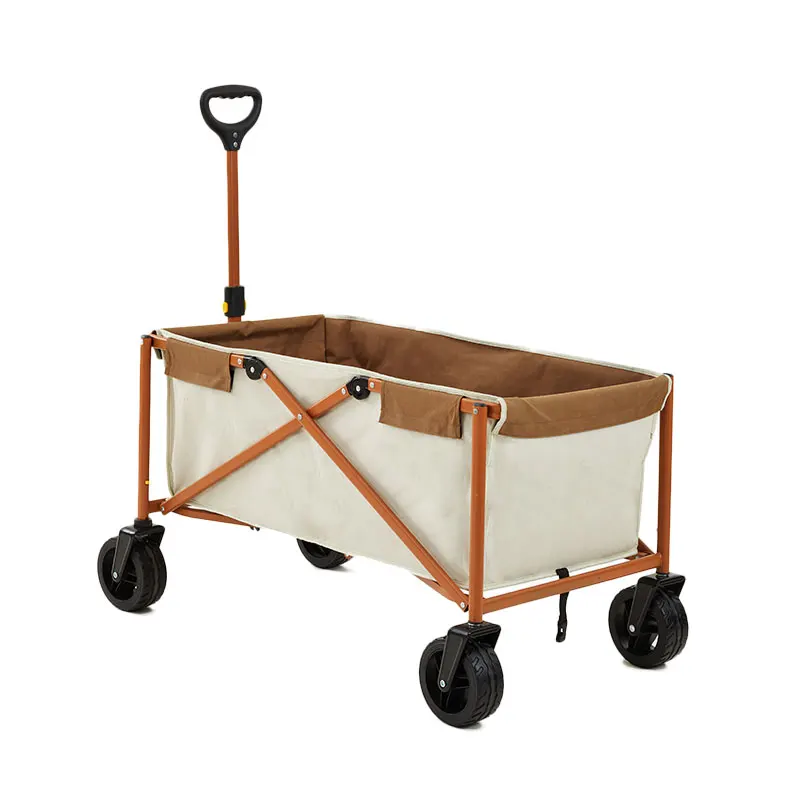 Factory Custom Kids Garden Foldable Wagon Truck Trolley Beach Storage Grocery Children Wagon