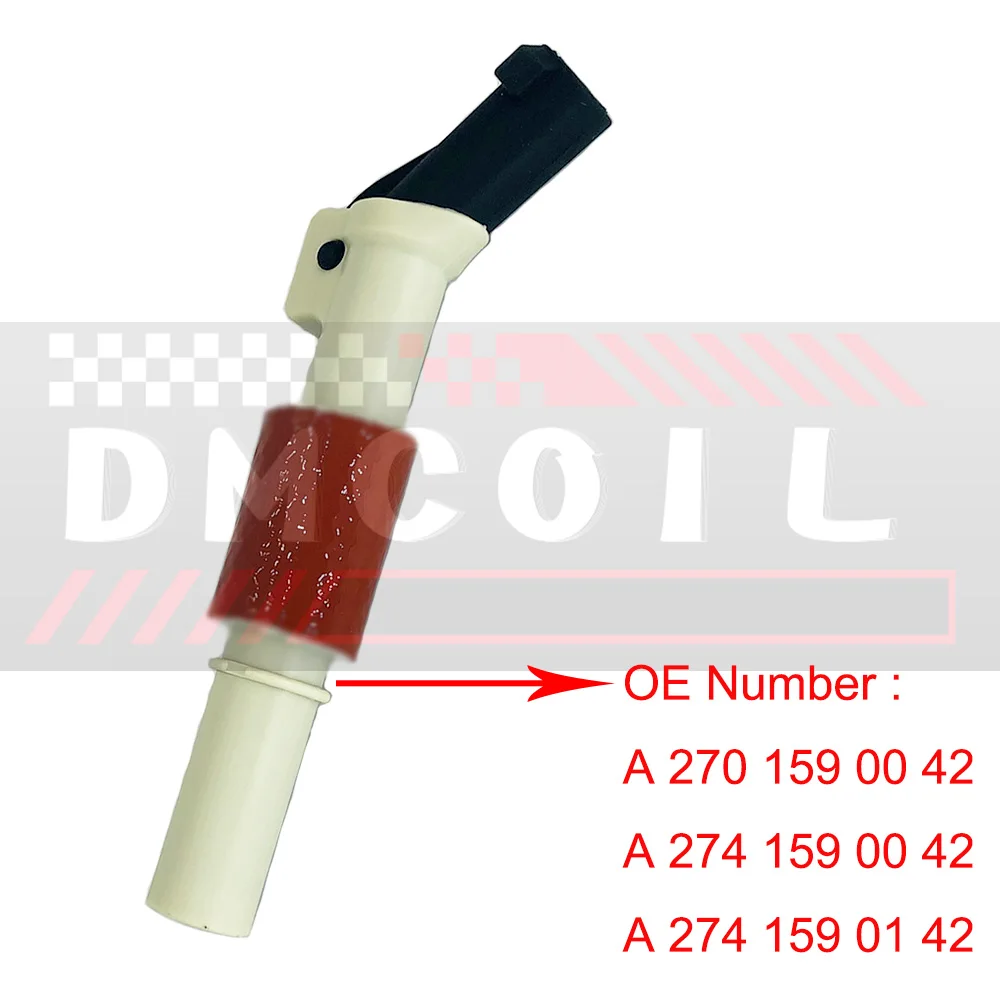 4 ชิ้นคอยล์จุดระเบิดรองเท้าสําหรับ MERCEDES-BENZ A160 B180 C200 E260 GLA SLC SLK 1.6 2.0 M270 M274 2011- 2701590042   ก 2741590142