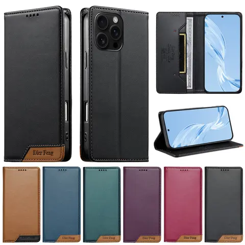 On For iPhone SE 2022 2020 Case Leather Flip Phone Cover For Apple iPhone 6 7 8 S Plus XR XS 11 Pro Max Magnetic Wallet Cases