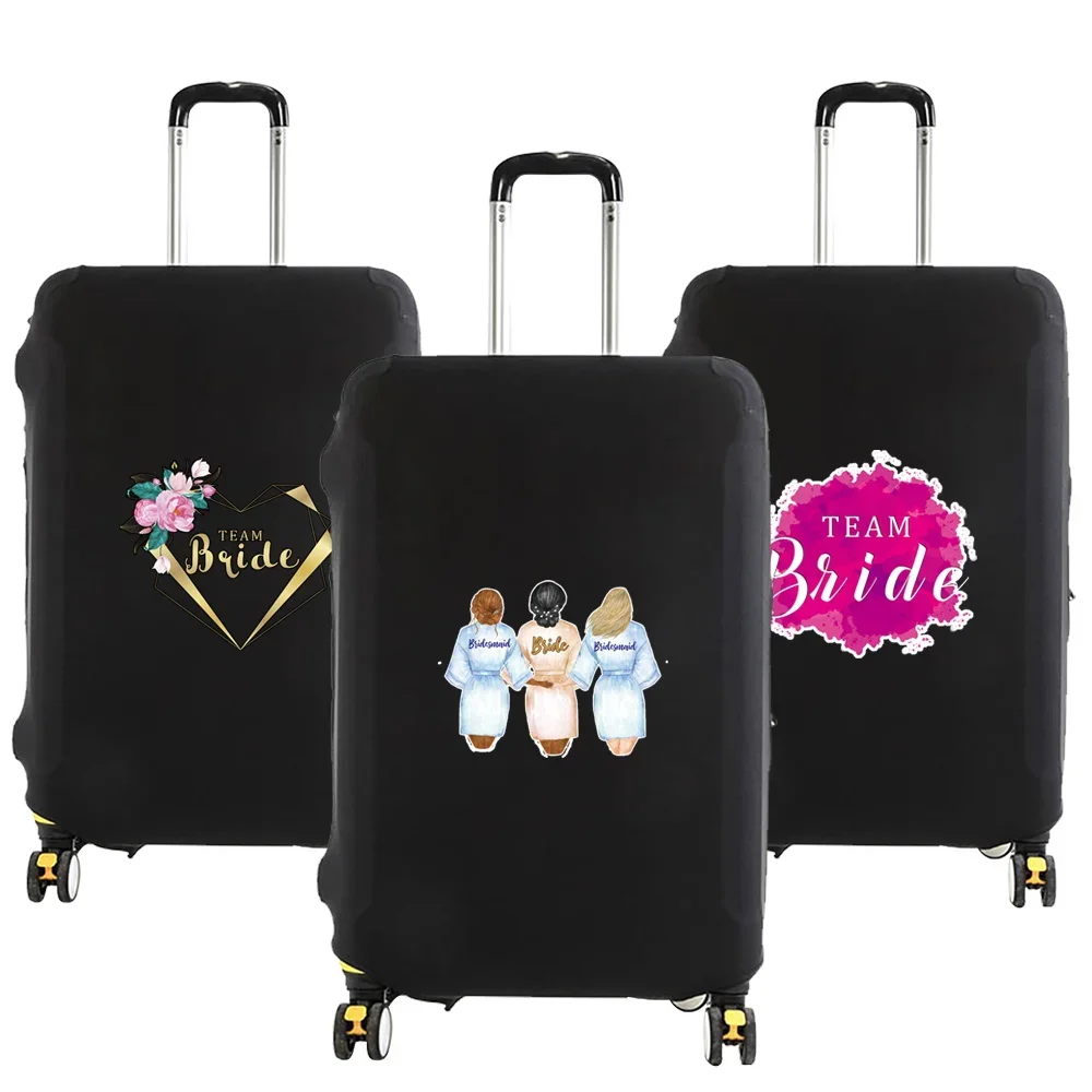 Fashion Travel Suitcase Cover Bride Series Pattern Luggage Case Dust Cover for18-32Inch Suitcase Essential Accessories