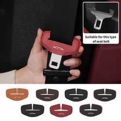 2/5pcs Car Seat Belt Buckle Anti-scratch Protector Cover For MINI WORKS Cooper One JCW R60 R57 R55 R56 R53 R52 R50 R58 R59 F55 F