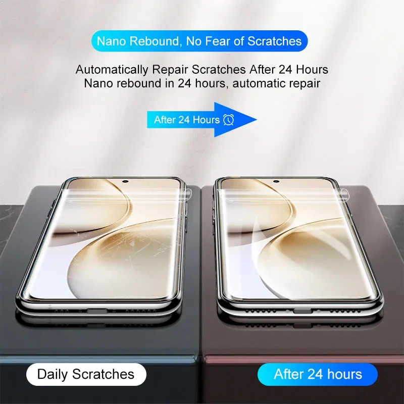 2 قطعة واقي شاشة هيدروجيل ناعم لهاتف Realme 14 Pro + طبقة رقيقة واقية لا Glas Realmi 14 Pro Plus Realme 14Pro + 14ProPlus