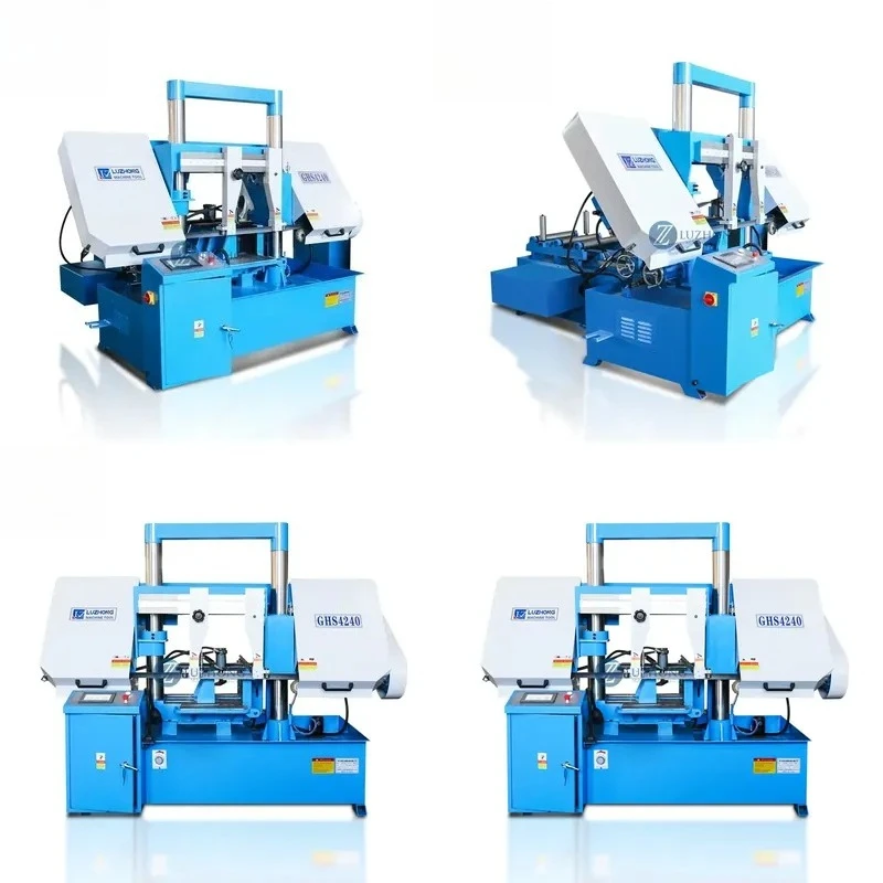 GHS4280 Automatic Horizontal CNC Band Saw Machine New Condition Mechanical Tension Method Core Motor/Engine