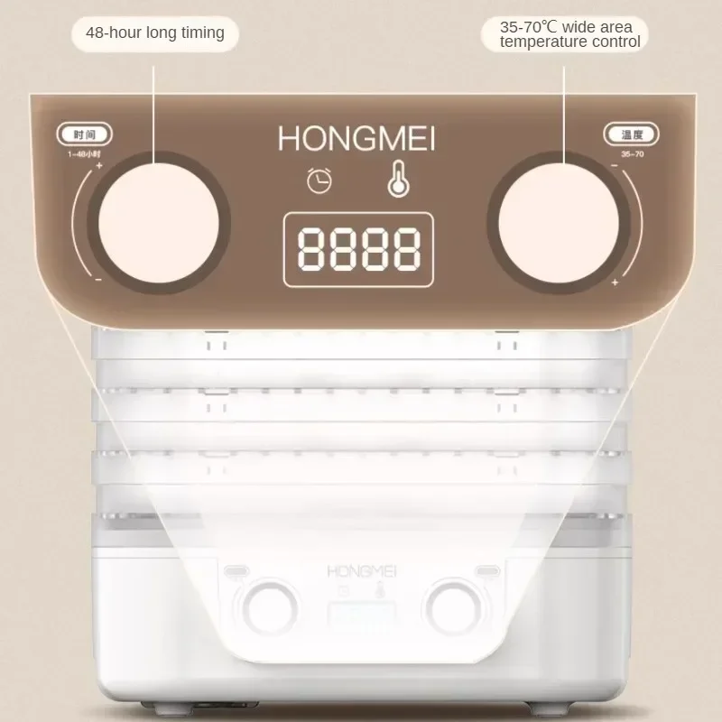 Dehydrator 220v Haustier behandelt Obst Gemüse Fleisch Luft trockner kleine Heißluft trocknungs maschine 탈수기 deshidratador de alimentos y frutas