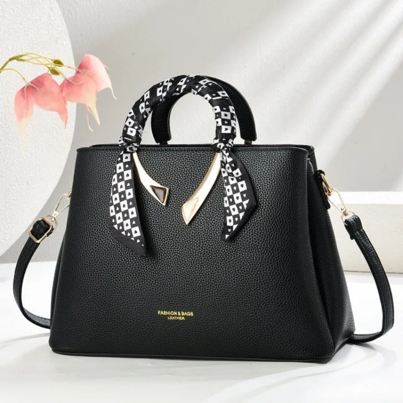 

Простая повседневная женская сумка из роскошной кожи, классическая элегантная сумка-мессенджер через плечо для женщин, для ежедневного использования.