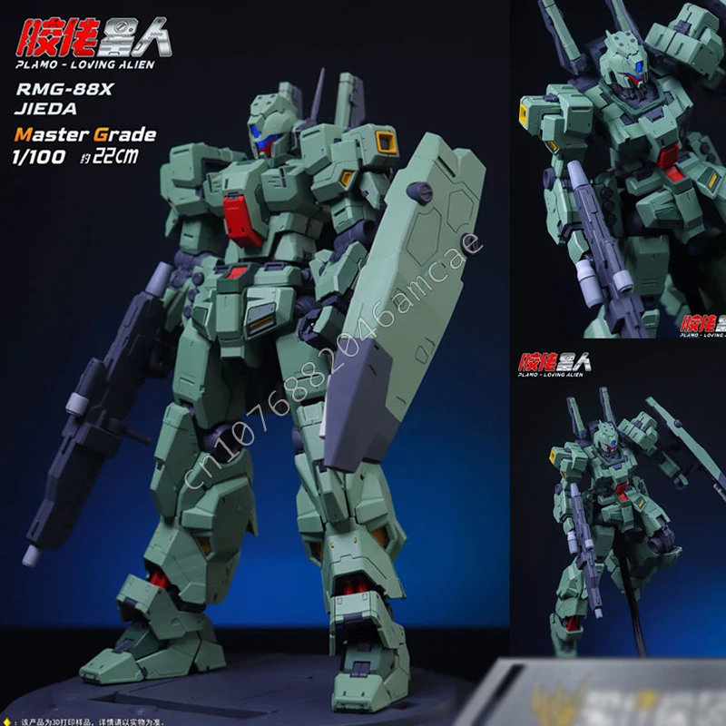 

Plamo-Loving Alien Model MG 1/100 Rgm-88x Jieda Assembly Model Kits Plastic Skeleton Anime Action Figure Robot Plastic Model Toy