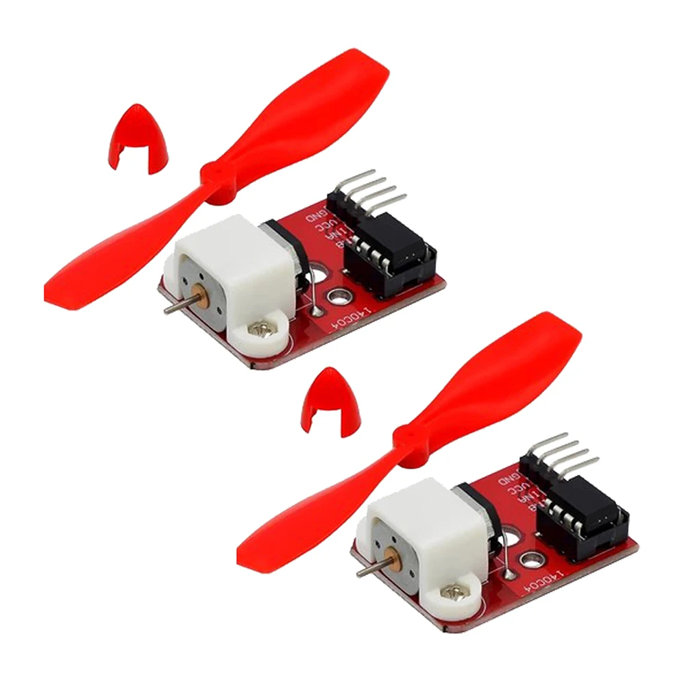 For Flame Extinguishing Tests L9110 Fan Motor Module User Friendly Installation Holes Fire Suppression 50*26*15MM