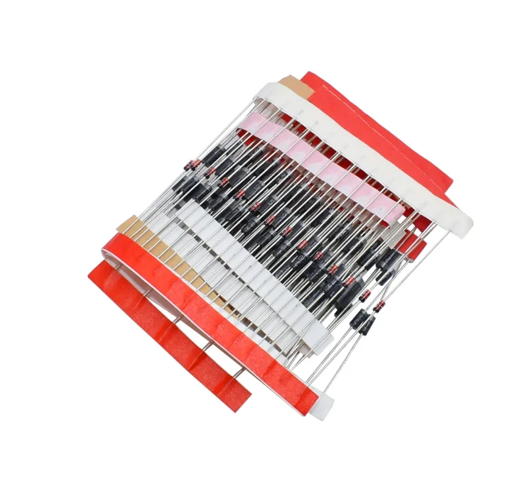 200pcs(14values) Diode Kit 1N4004 1N4007 1N5817 1N5819 RL207 FR207 FR107 UF4007 1N5404 1N5406 1N5408 1N5822 Assort 1N4148 1N4001