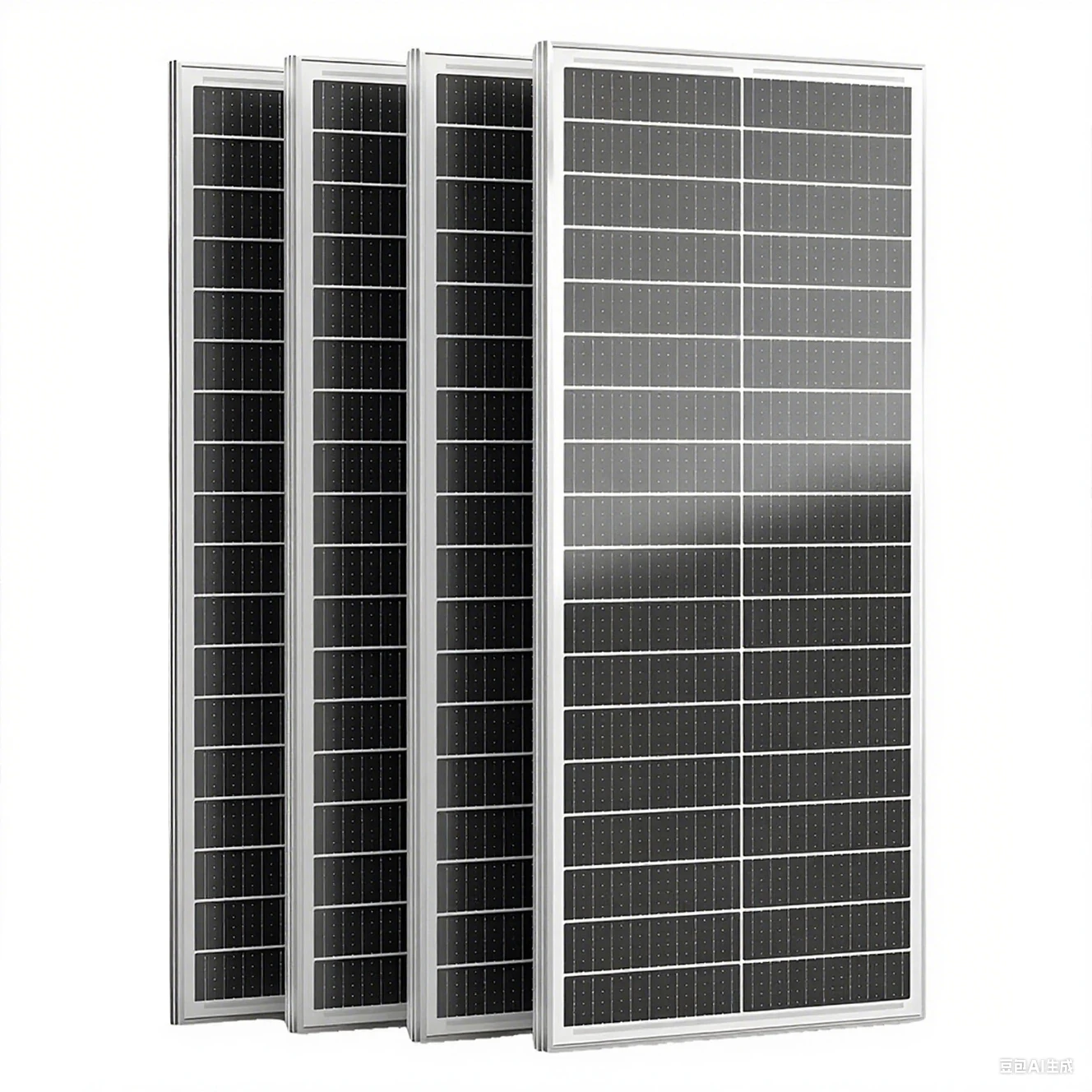 Rvpozwer 12,8V 400W/200W/100W 18BB Starres Solarmodul Monokristallines Silizium N-Typ Solarzellen Wasserdicht Camping/Haus/Wohnmobil