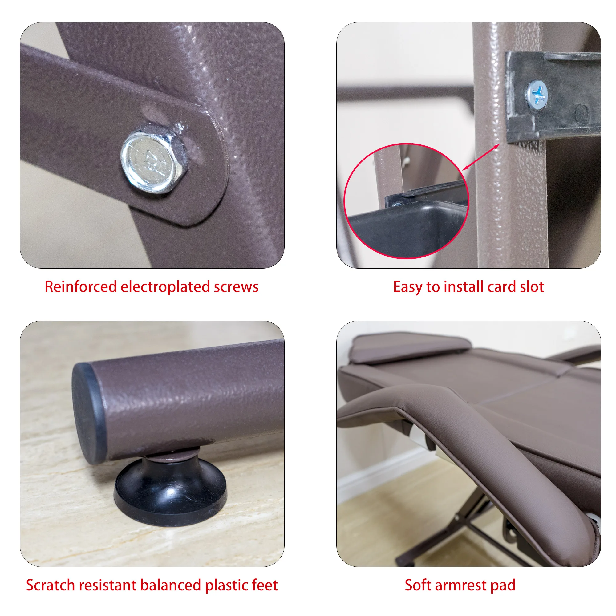 Facial Bed Massage Table Adjustable Tattoo Chair W/Free Barber Bed Spa Chair Salon Massage Equipment Tattoo Bed Salon Chair