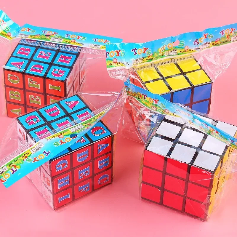 Magic 3x3Cube Puzzle zabawki dla dzieci zabawki edukacyjne nagroda w przedszkolu dla dzieci upominki na przyjęcie urodzinowe torba na gadżety wypełniacze pinaty prezenty