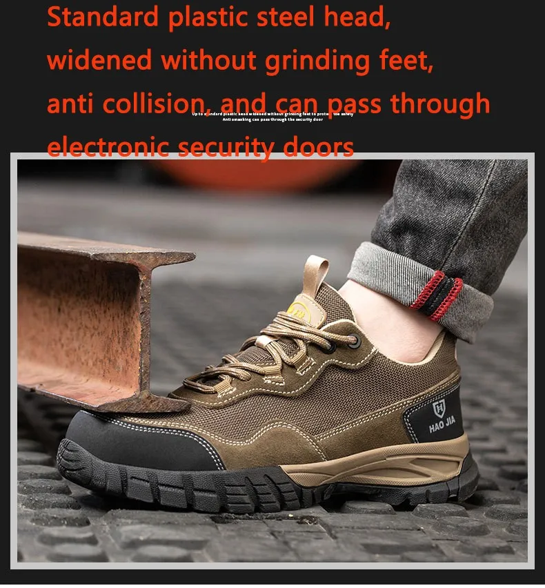 Summer Insulated 6kv Safety Shoes Steel Toe Men\'s Anti Impact Anti Puncture Wear-resistant Breathable Odor Resistant Sneakers