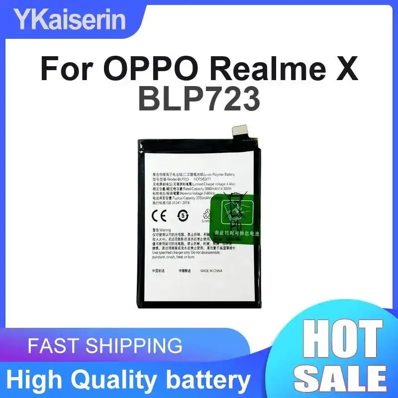 BLP723 3765mAh For Oppo Realme X Mobile Phone Battery Portable
